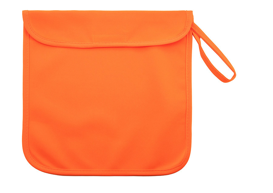 Komfort-Aufbewahrungsbeutel „Venice“ in Orange aus 100 % Polyester, 24 x 23,5 cm, passend für Korntex Warn- und Funktionswesten.