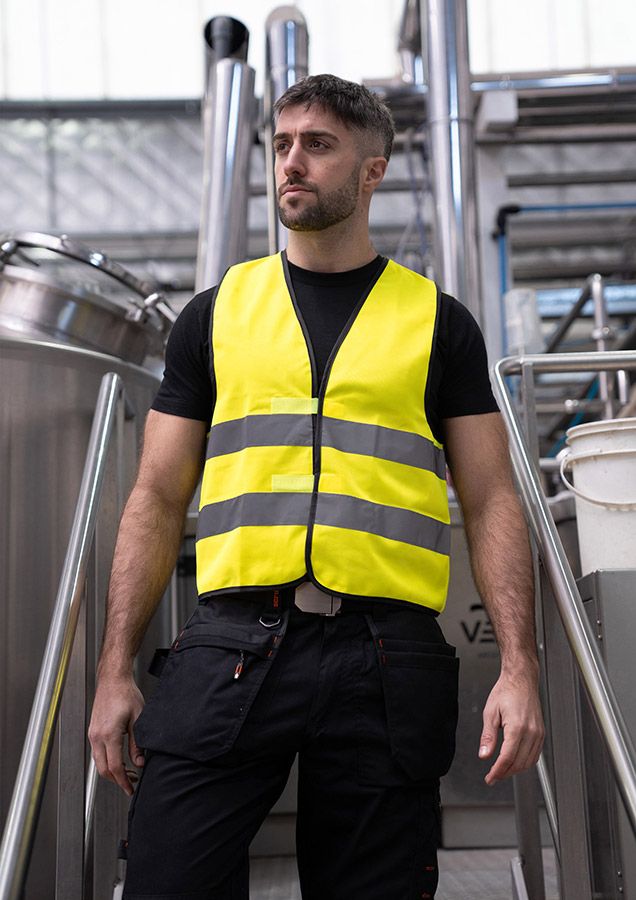 Safety Vest „Wolfsburg“ - Black Hem