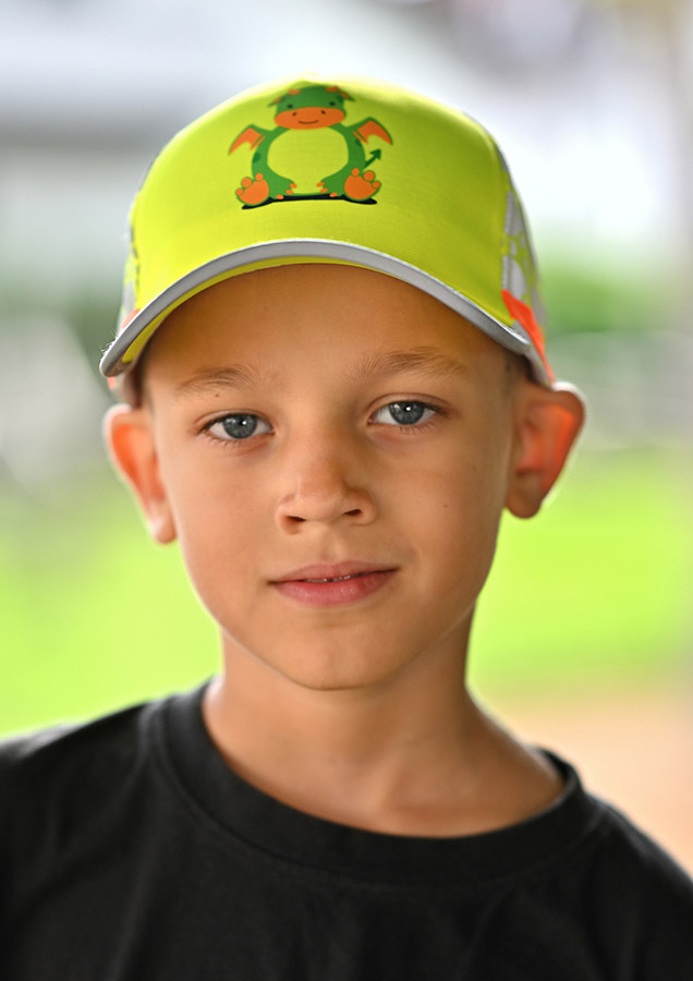 Kids Dragon Cap – High-Visibility Safety Cap for Children by Korntex CAPFUN
