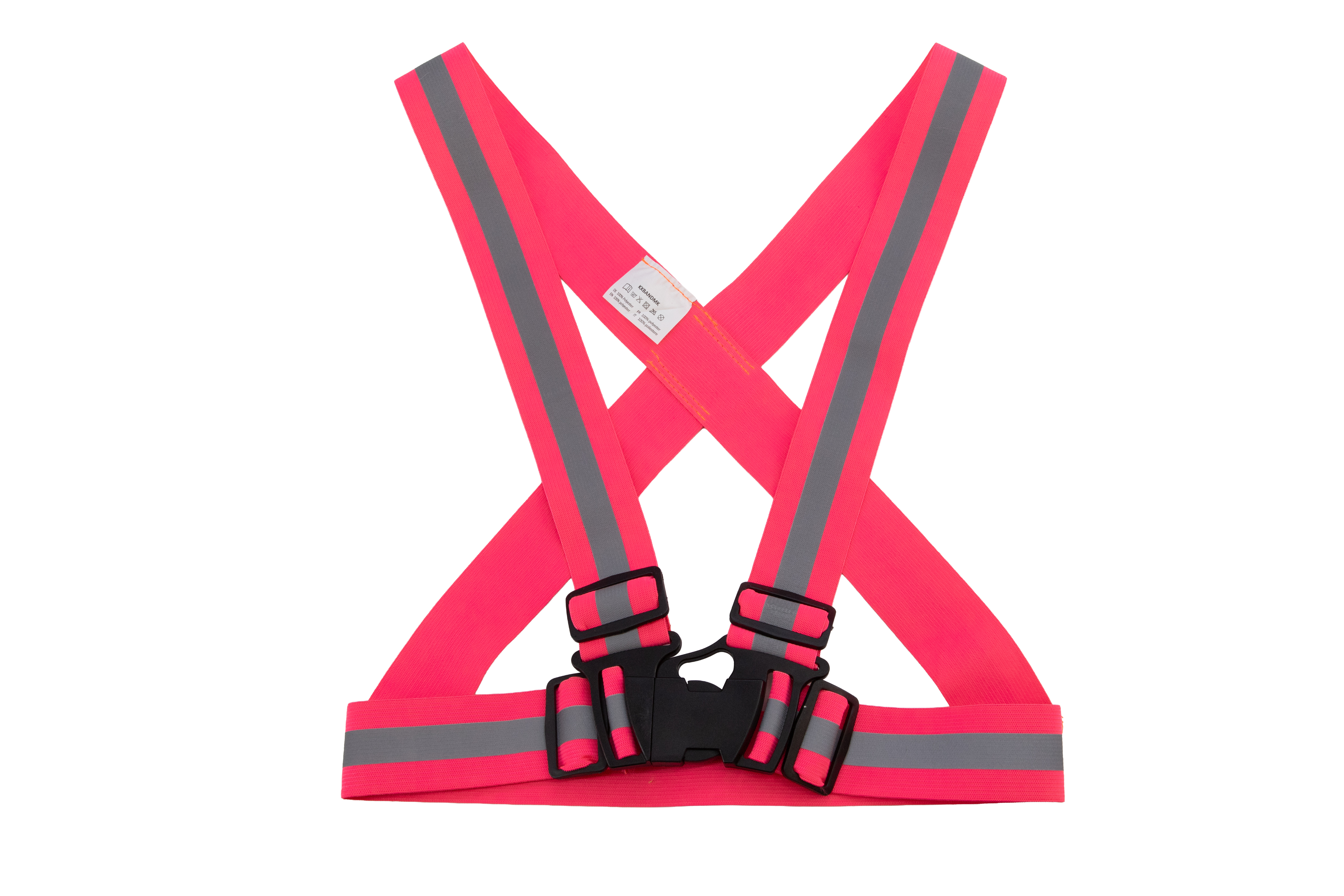 Funktionaler Körpergurt „Prague“ in Pink aus elastischem Polyester, verstellbar mit Clip-Verschluss, ideal für Sport, Arbeit und Freizei