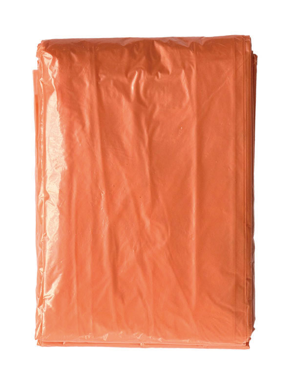 orange Korntex disposable raining poncho