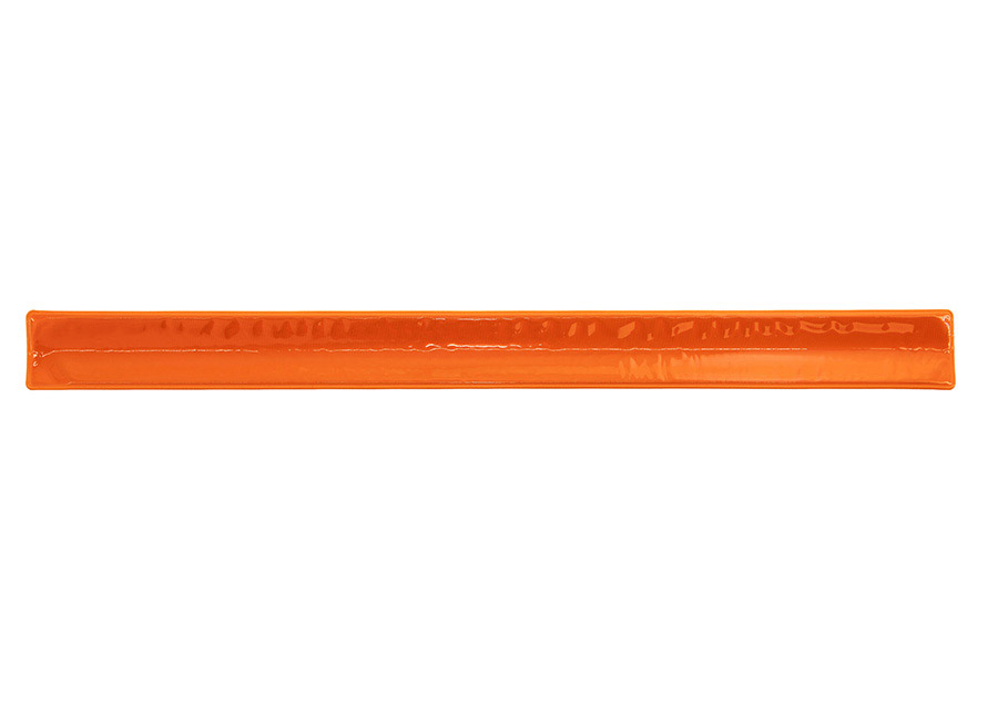 Schnappband „Porto“ in Silber mit Metallkern, PVC-Oberfläche und Velvet-Innenseite, flexibel für Handgelenk, Arm oder Knöchel.