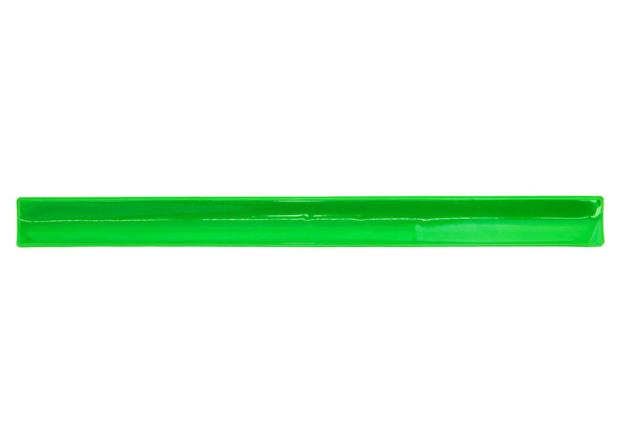 Schnappband „Porto“ in Silber mit Metallkern, PVC-Oberfläche und Velvet-Innenseite, flexibel für Handgelenk, Arm oder Knöchel.