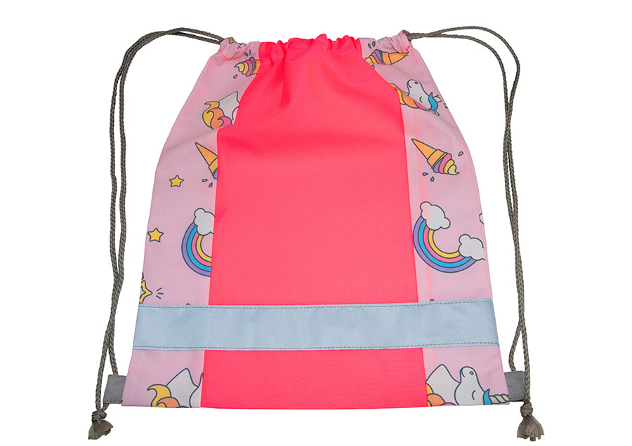 GYMACT Kids Gym Bag Unicorn Reflective – Sports Accessories for Children by Korntex, Lifestyle