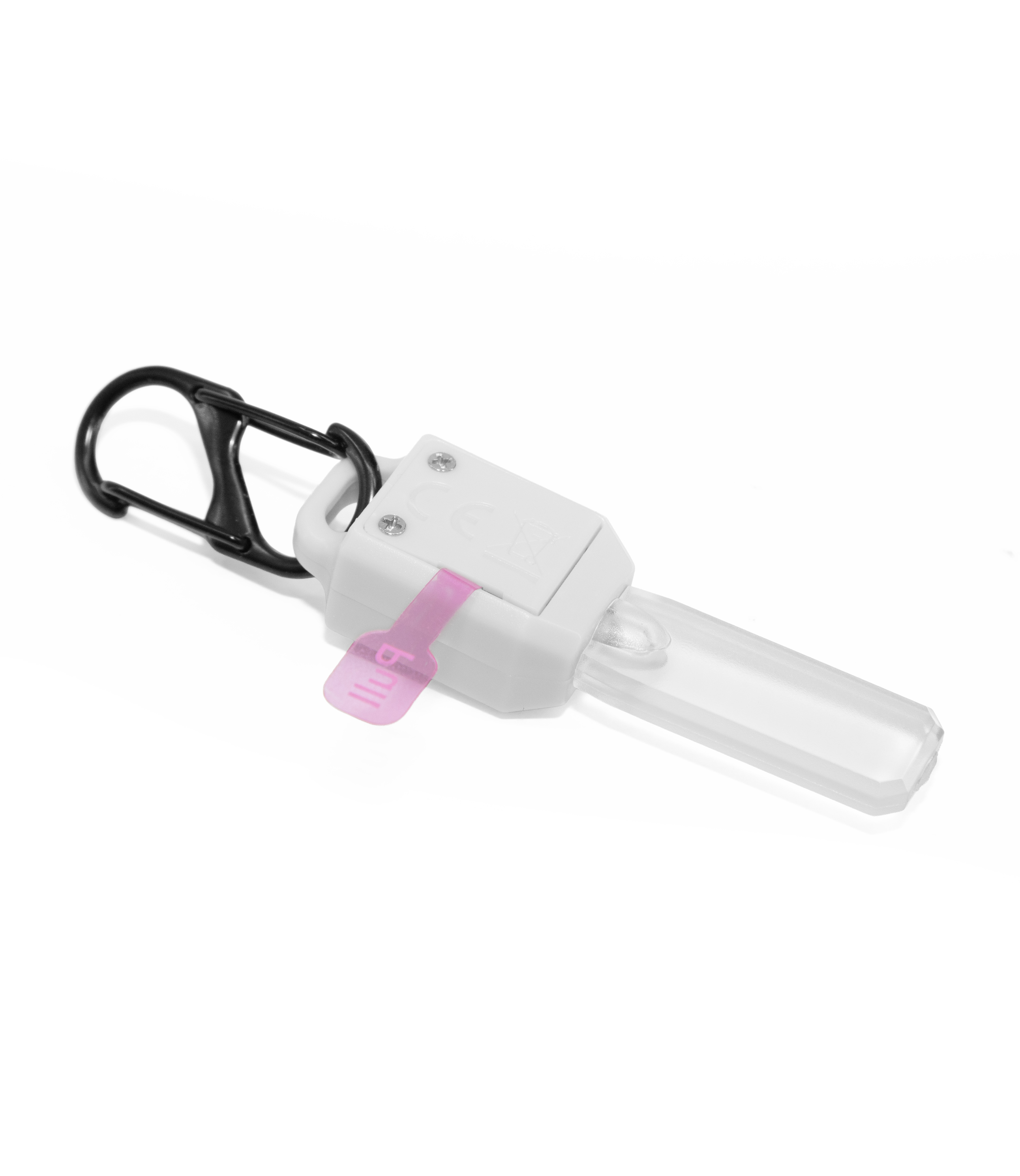 LED-ZIPPER Blinklicht Weiß One Size