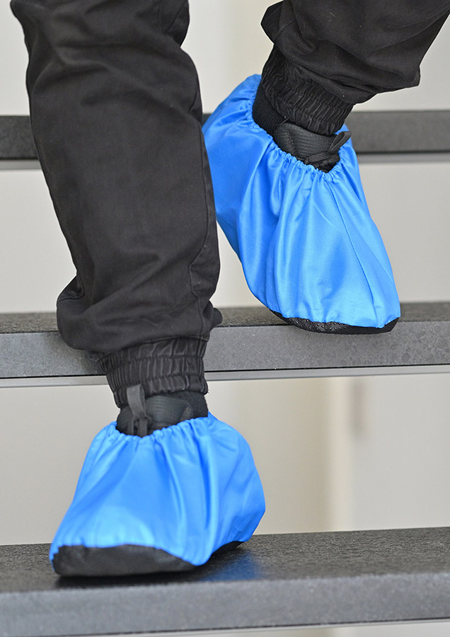 PFRC-Schuhueberzieher mehrweg in koenigsblau Warnschutzkleidung korntex