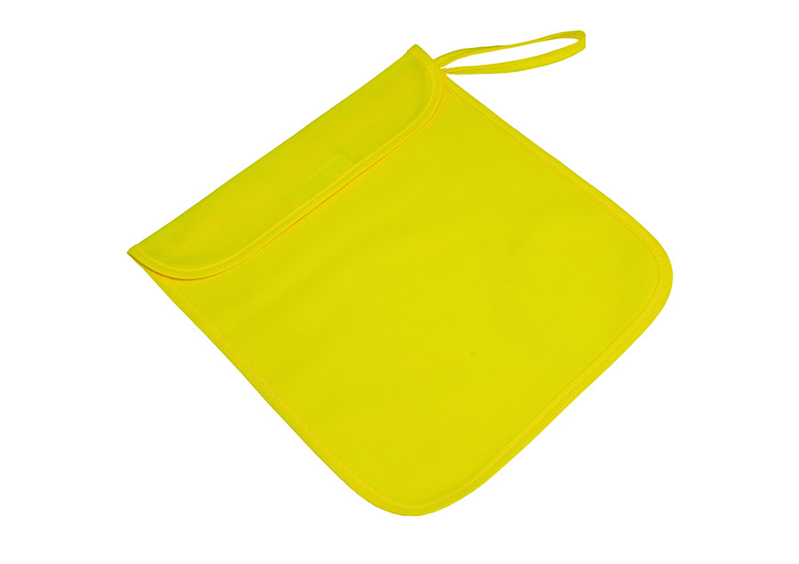 Front view of Korntex CPB Comfort Storage Bag in yellow – practical and durable accessory for safety gear.