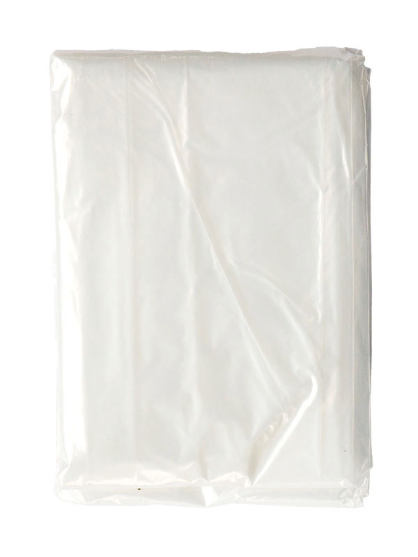 white Korntex disposable raining poncho
