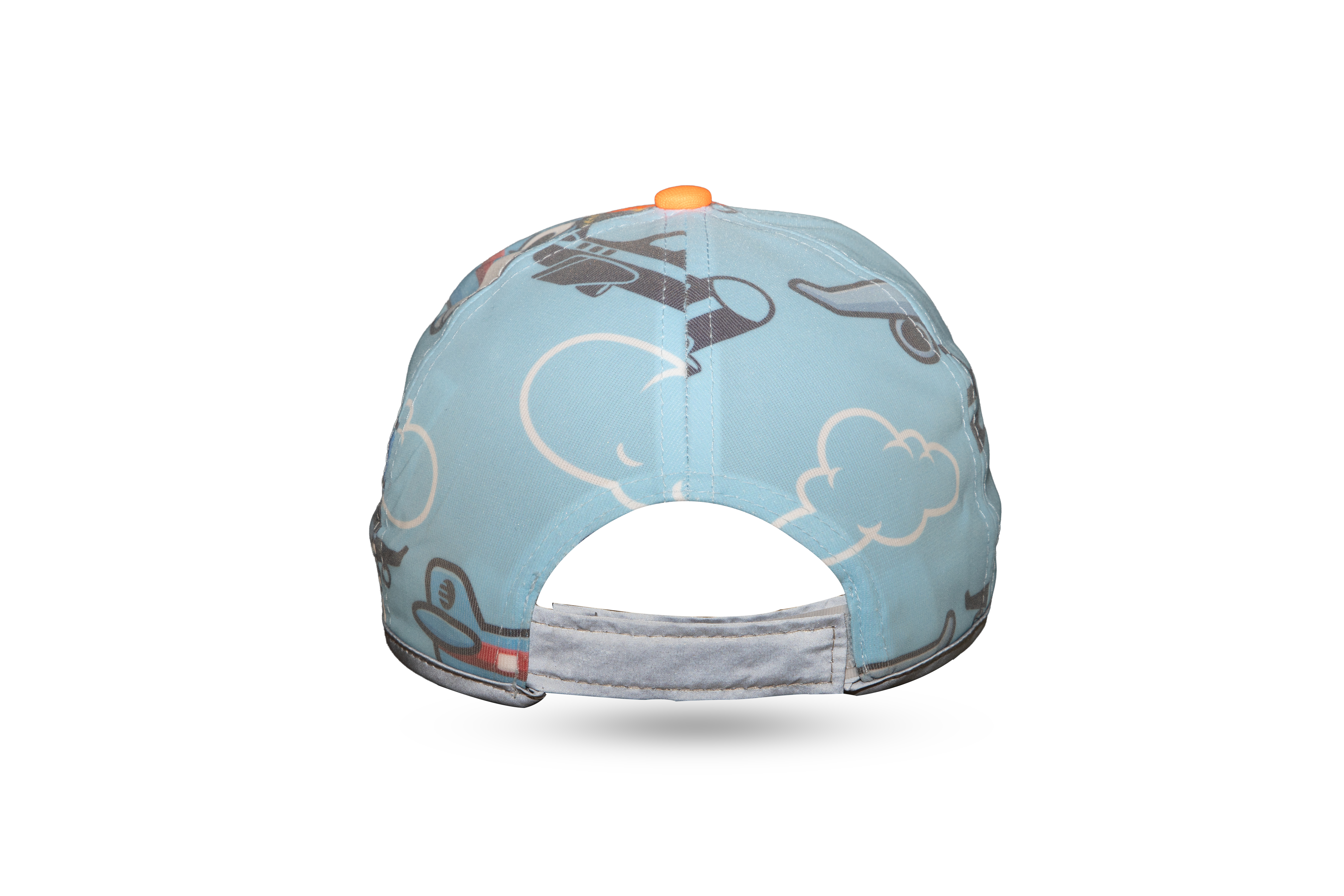 Kinder Cap „Action Line“ – bunte Cappie mit Print, verstellbar 50–58 cm, für aktive Kinder 5–14 Jahre, stylisch und farbenfroh.