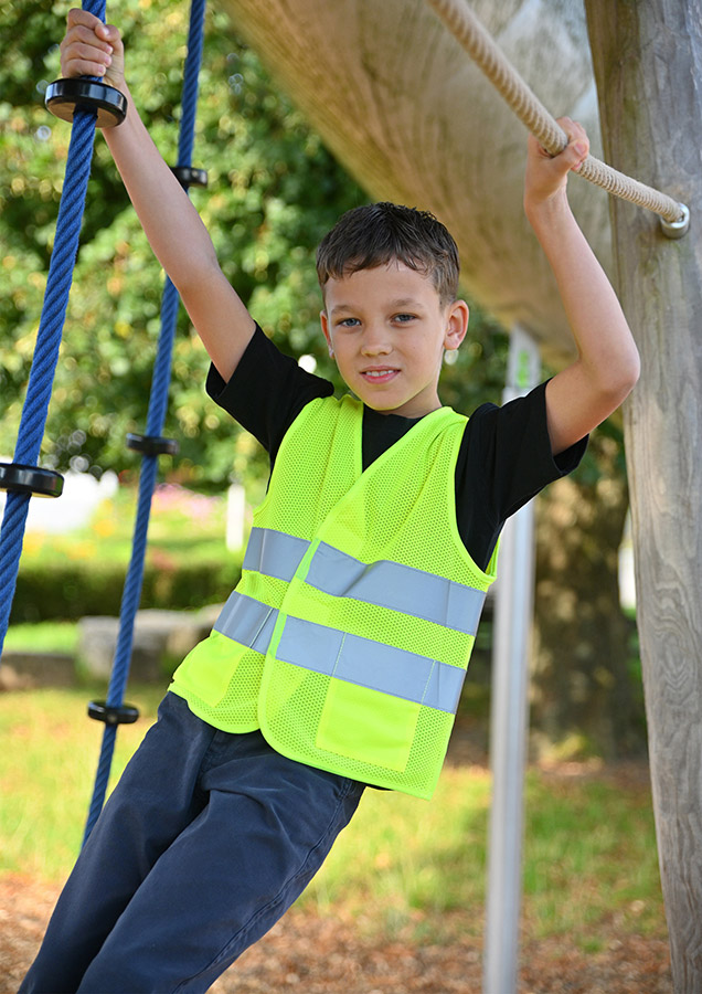 Kids' Mesh High-Visibility Vest "Korfu"