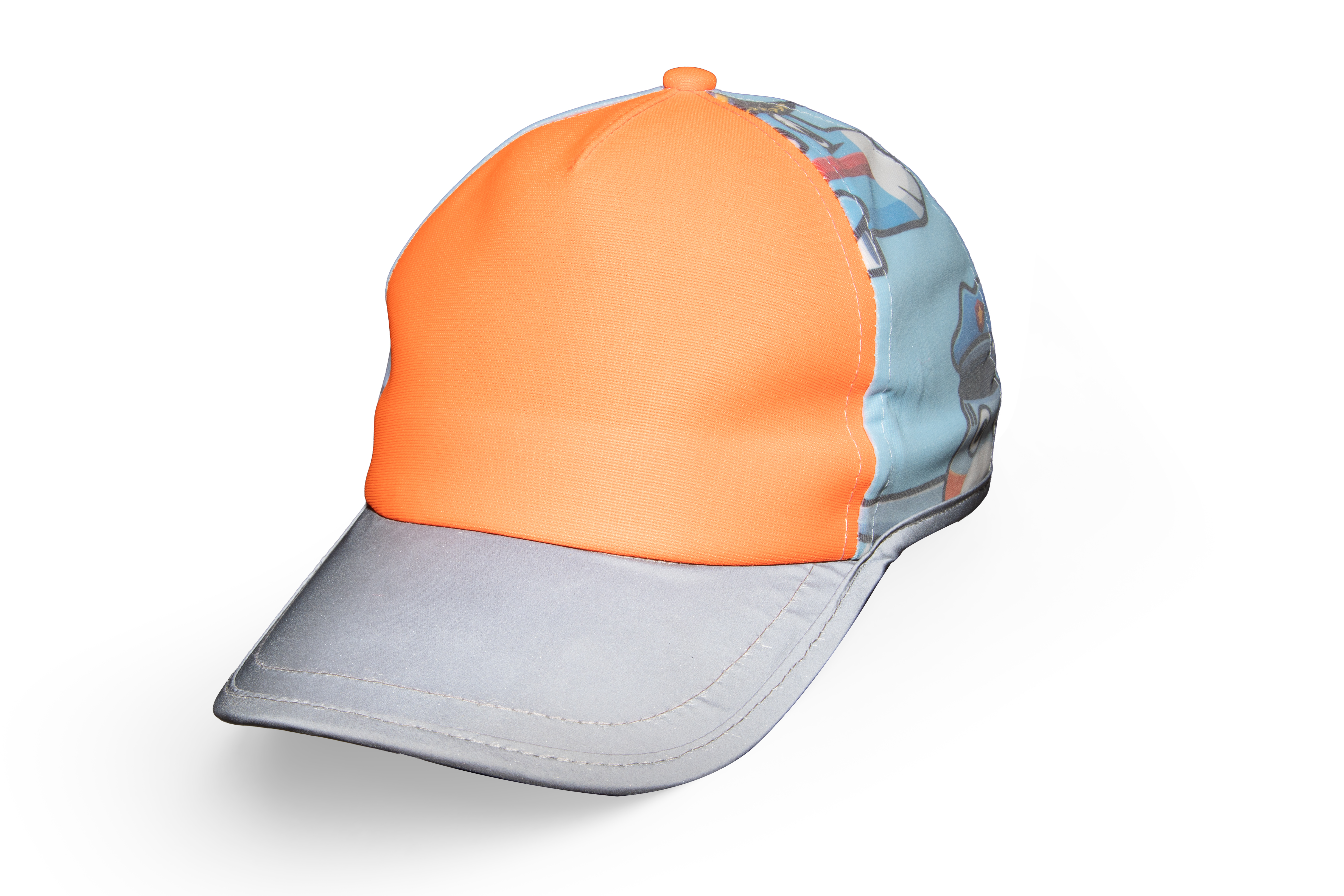 Kinder Cap „Action Line“ – bunte Cappie mit Print, verstellbar 50–58 cm, für aktive Kinder 5–14 Jahre, stylisch und farbenfroh.